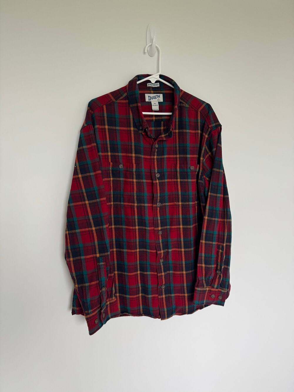 Duluth Trading Company Men's Button Down Flannel Shirt - 2XL